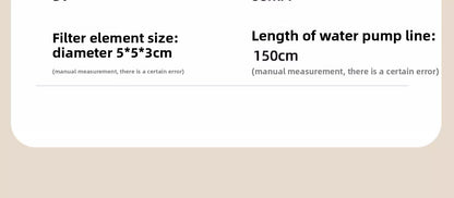 Silent Automatic Cat Water Dispenser Large Capacity Pet Fountain Anti Black Chin Bowl