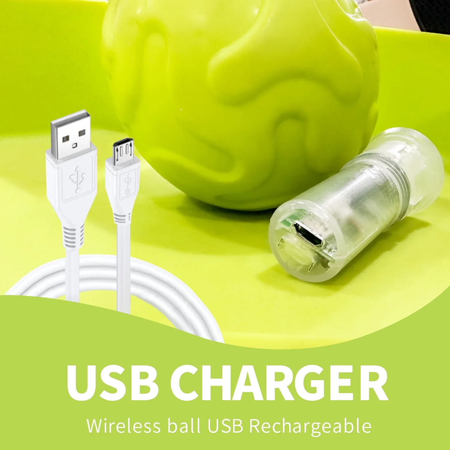 Educational Dog Toy Rolling Tennis Snack Dispenser with 4-Color Recording Feature