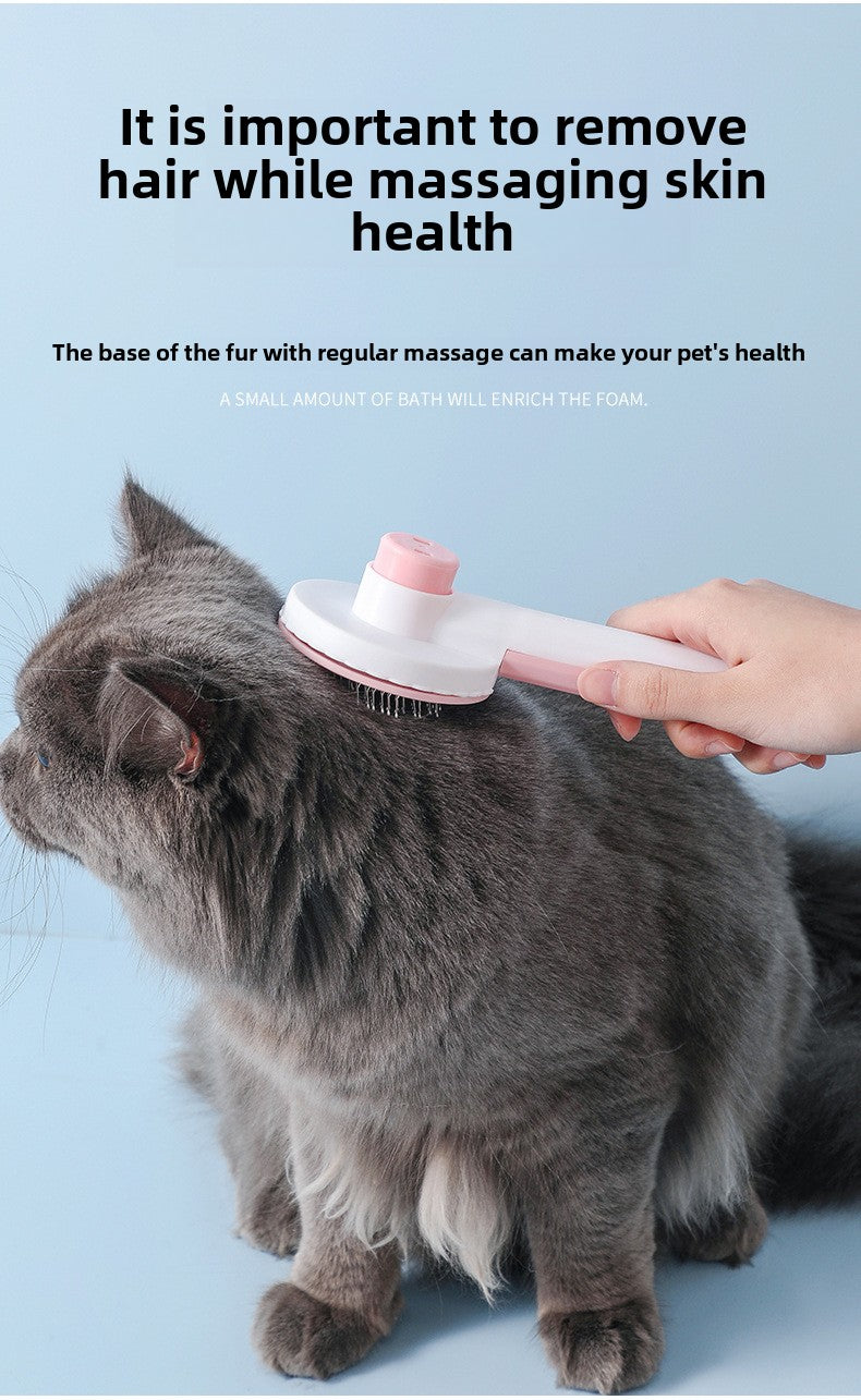 Pet Grooming Brush Massaging Hair Removal Comb for Cats