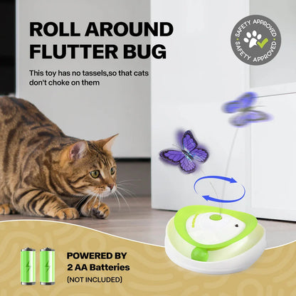 Self-Entertaining Electric Cat Toy 360-Degree Automatic Butterfly Ball Fun