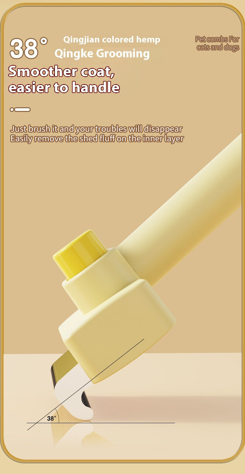 Pet Dematting Thinning Comb for Dogs Cats Removing Loose Hair