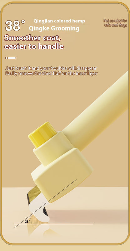 Pet Dematting Thinning Comb for Dogs Cats Removing Loose Hair