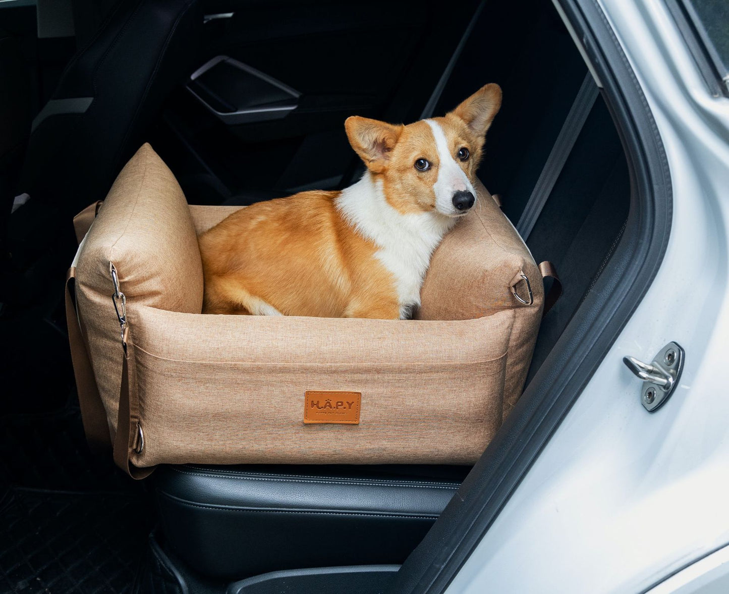 Pet Car Backseat Carrier Dog Bed Crate Seat Travel Bag