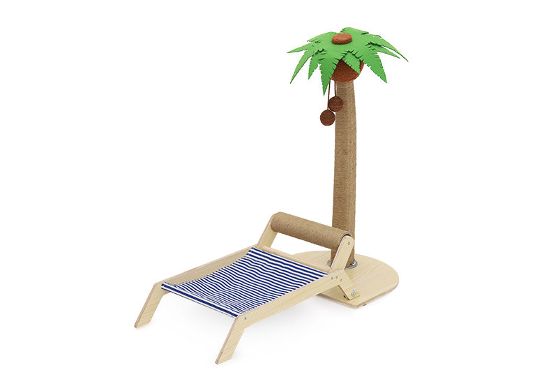 Complete Cat Delight: Frame Bed Roller Scratching Post