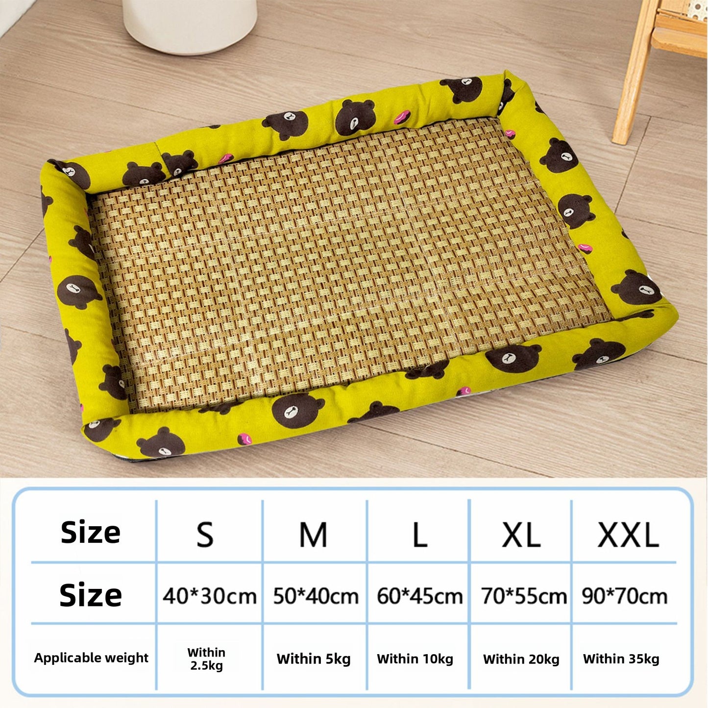 AllSeason Pet Cooling Mat Pad for Dogs Cats Summer WearResistant Bed Essentials