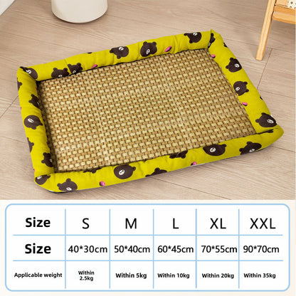 AllSeason Pet Cooling Mat Pad for Dogs Cats Summer WearResistant Bed Essentials