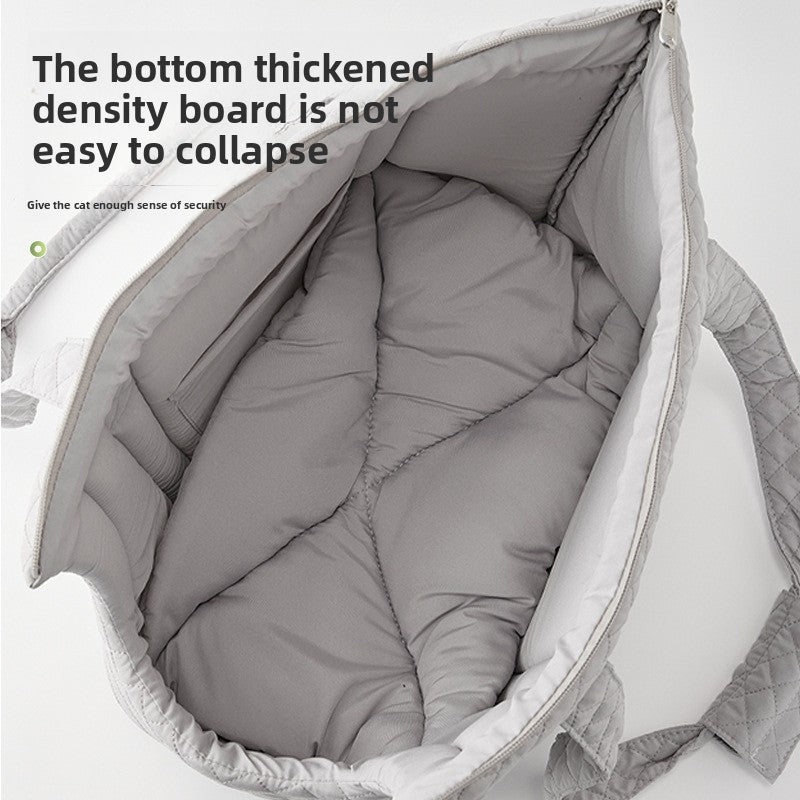 Cute Cat Carrier Backpack for Travel Large Capacity Breathable Pet Handbag Portable Dog Shoulder Bag Outgoing Puppy Crossbody Carrier