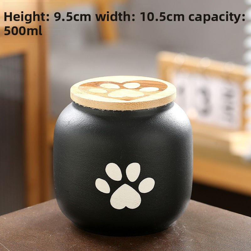 Urne funéraire en céramique gravable pour animaux de compagnie, boîte souvenir scellée et étanche à l'humidité, articles funéraires pour animaux de compagnie 