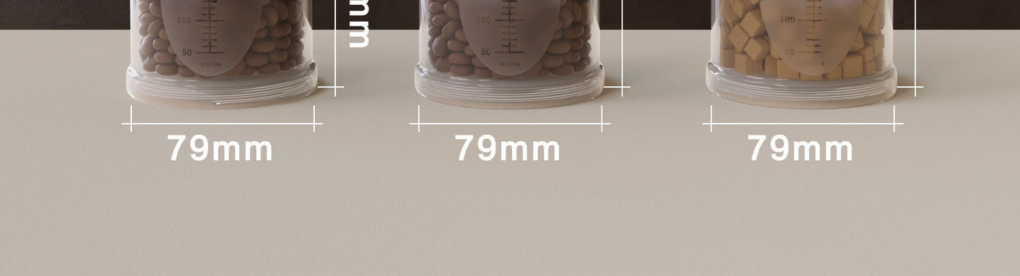 Portable Cat Snack Sealed Box Universal Pet Food Storage Moisture Proof Dispensing Canister