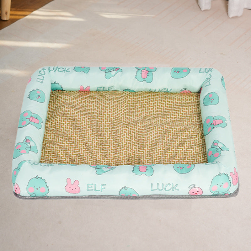 All Season Universal Pet Cooling Mat Bed Cushion for Bichon Dog Cat Summer