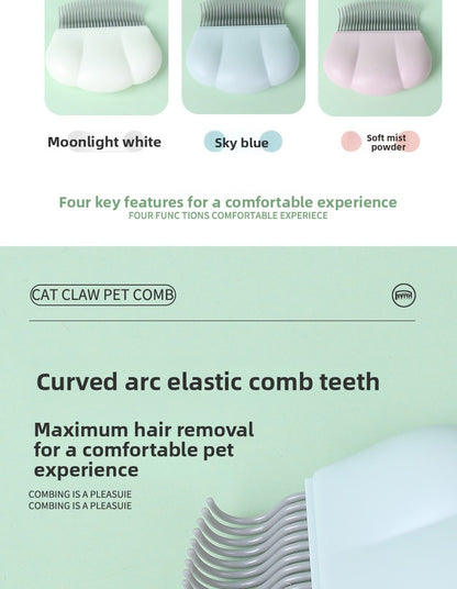Pet Supplies New Style Shell Comb for Cat Grooming Massage