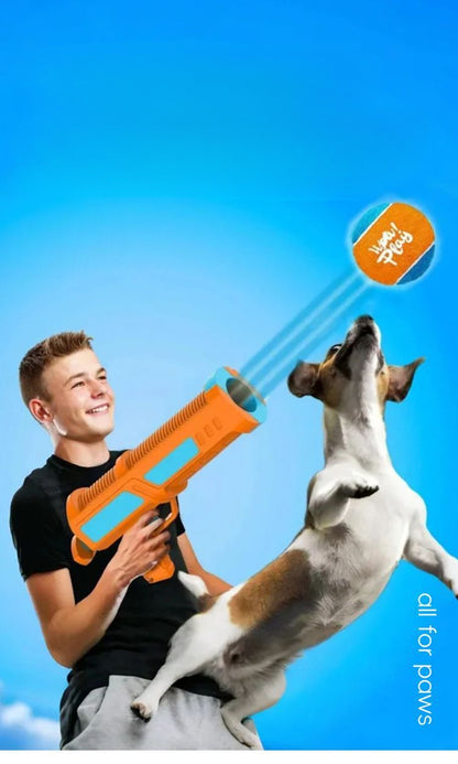 Handheld Launcher Ball Gun Dog Toy Interactive Training Ejection Ball Pet Toy Ball Machine Boredom Relief