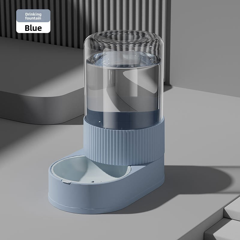 Automatic Cat and Dog Feeder and Water Dispenser Combo with Double Bowls, Neck Protection, Anti-Clumping, Large Capacity Pet Food Utensils