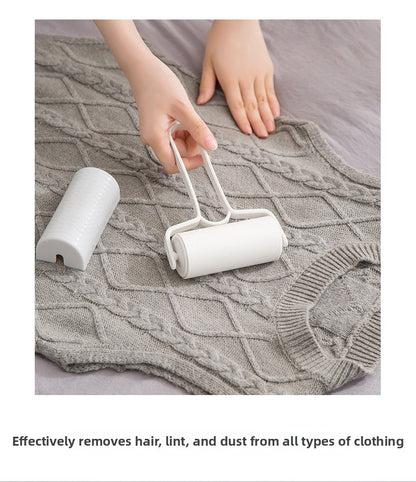Rouleau anti-peluches pour vêtements et maison, rouleau en papier adhésif déchirable, brosse pour poils d'animaux, rouleau anti-peluches en papier adhésif 