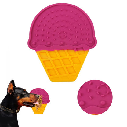 Dog Slow Feeder Ice Cream Licking Mat Food Grade Silicone Pad