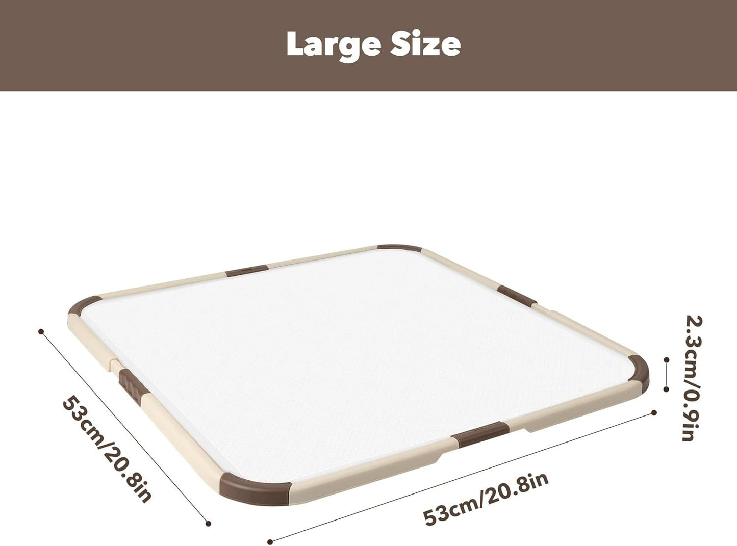 Extra Large Pet Toilet Portable Foldable Diaper Clip Dog Pee Dog Toilet Training Tray Pad