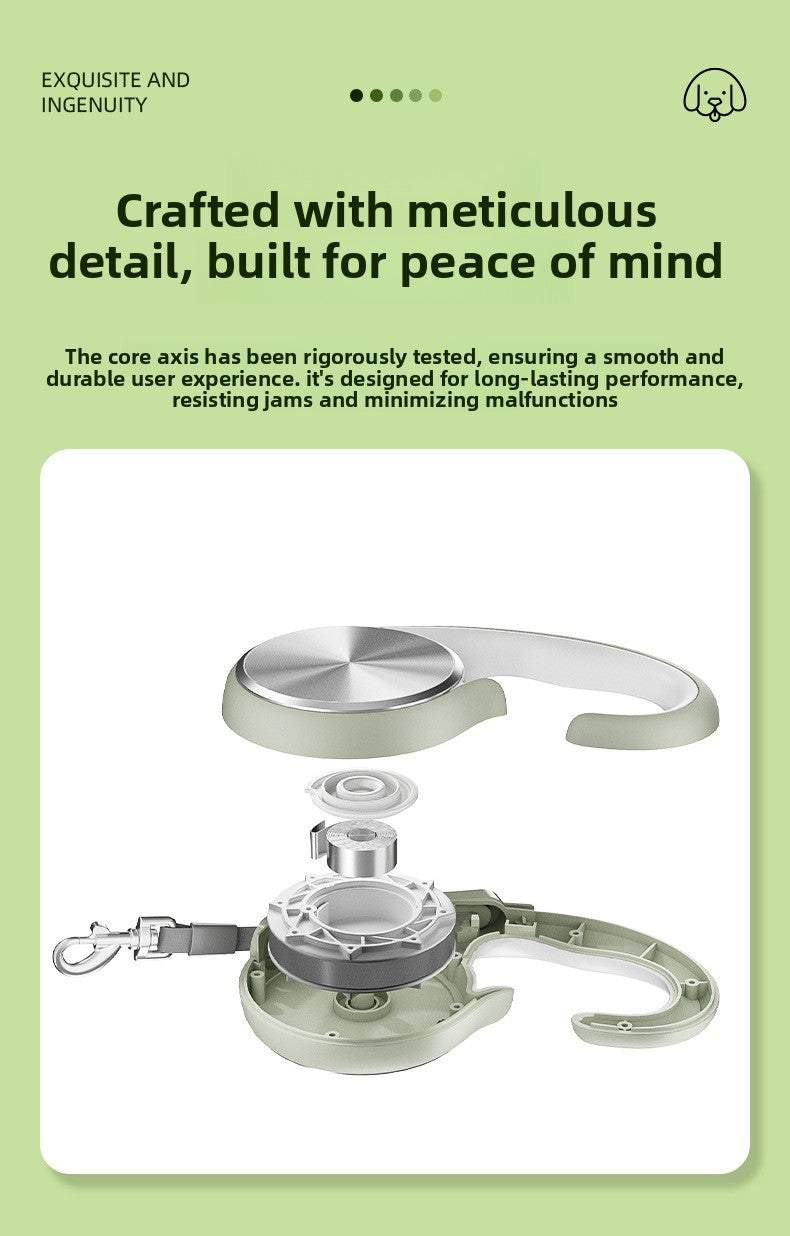 Retractable Dog Leash 16 FT Strong Nylon Rope with Anti Slip Handle Safety Lock for Medium Large Dogs and Cats Walking Running