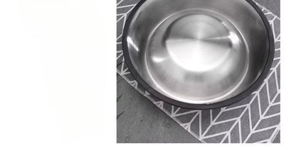 Stainless Steel Anti-Spill Dog Food Bowl Extra Large Non-Slip Rice Dish
