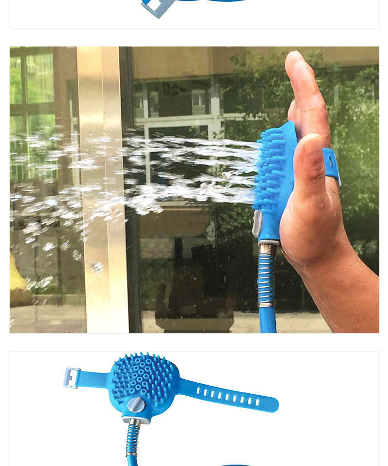Pet Bathing Artifact Dog Cleaning and Grooming Tool Pet Bathing Spray Head Massage Shower