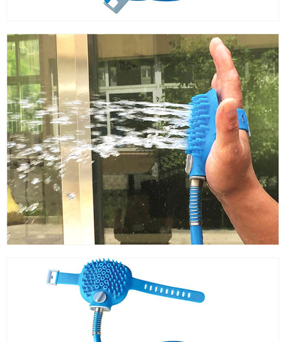 Pet Bathing Artifact Dog Cleaning and Grooming Tool Pet Bathing Spray Head Massage Shower