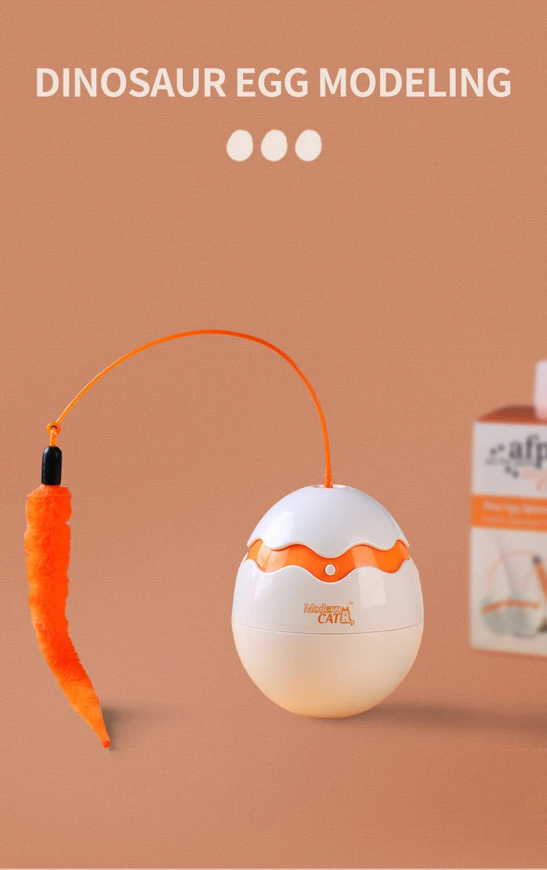 360 Degree Irregular Spin Cat Teaser Dinosaur Egg Toy