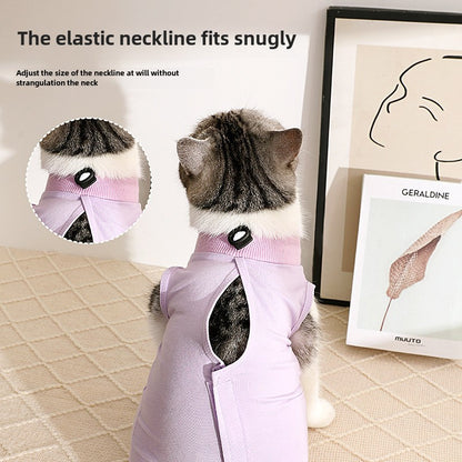 Pet Summer Breathable Cat Neutering Suit Mother Cat Weaning Pet Clothing