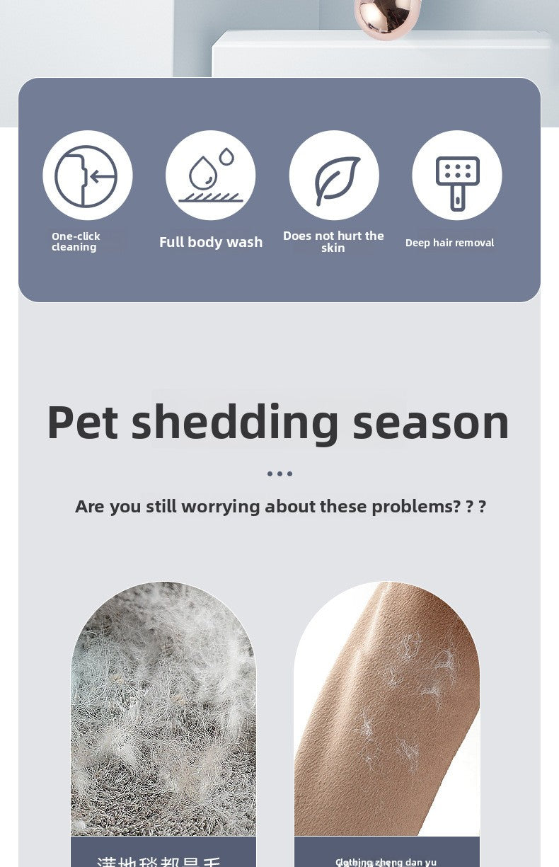 Gentle Needle Comb for Cats and Dogs Premium Pet Hair Brush to Remove Loose Hair and Reduce Shedding Detangling Comb for Pet Grooming at Home