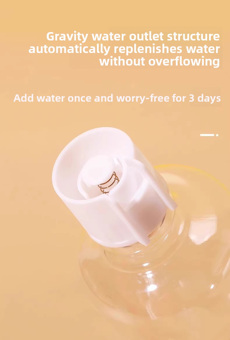 Slanted Mouth Pet Bowl Double Design Automatic Drinking Anti Choke Dog Cat Bowl