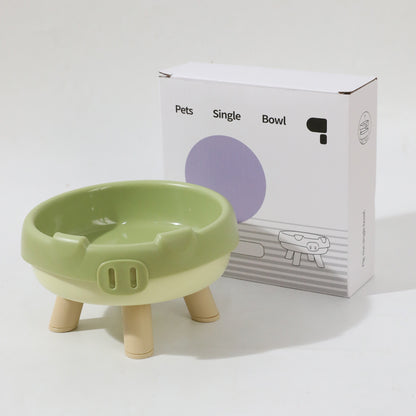 Pipitao 4-Legged Donut Cat Bowl Non-Slip Pet Food Dish Original Boxed Gift for Cats Kitten Feeding Bowl with Elevated Design