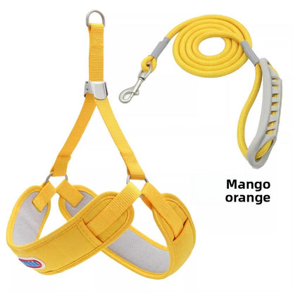 Dog Walking Vest Style Harness Leash for Small Medium Teddy Pomeranian Bichon