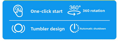 Automatic Electric Cat Toy with Irregular Sliding Magic Spinning Ball for Self-Entertainment