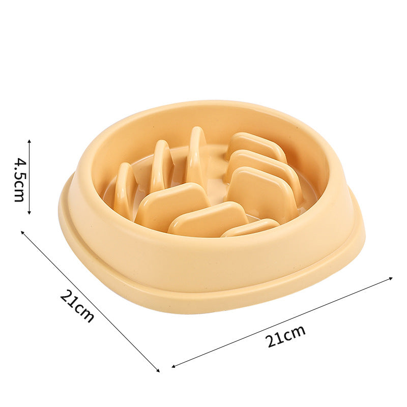 Dog Bowl Cat Bowl Slow Feeder Dog Anti-Choke Slow Feeder Food Bowl Large Capacity Feeder Non-Slip Anti-Tip Pet Bowl
