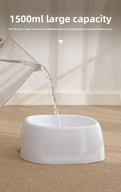 Floating Starfish Style Water Bowl Cat Drinking Equipment Anti Splash