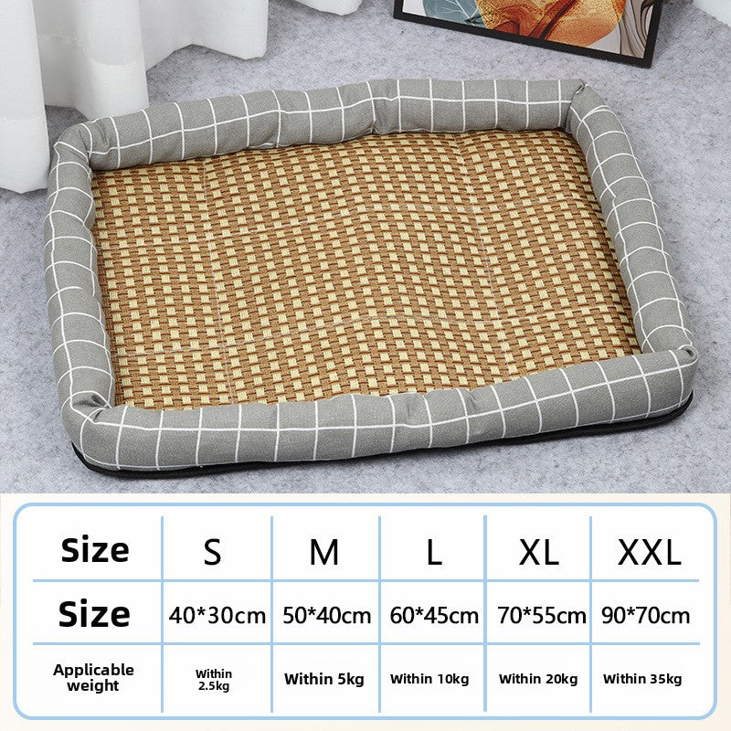 AllSeason Pet Cooling Mat Pad for Dogs Cats Summer WearResistant Bed Essentials