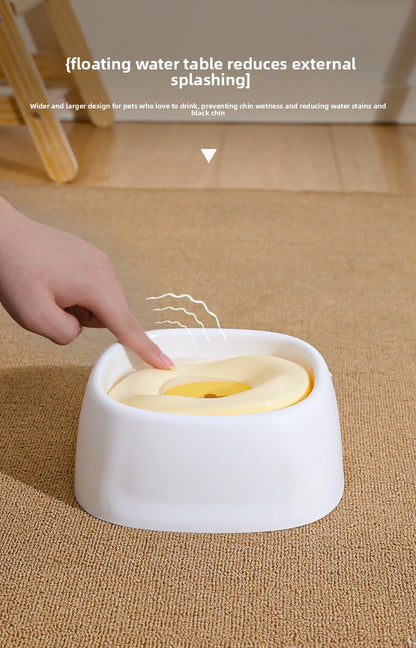 Floating Starfish Style Water Bowl Cat Drinking Equipment Anti Splash