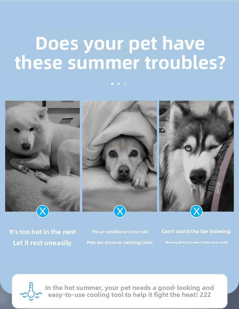 Water Injection Dog Cat Summer Ice Pad Dry Ice Crystal Powder Cooling Solution