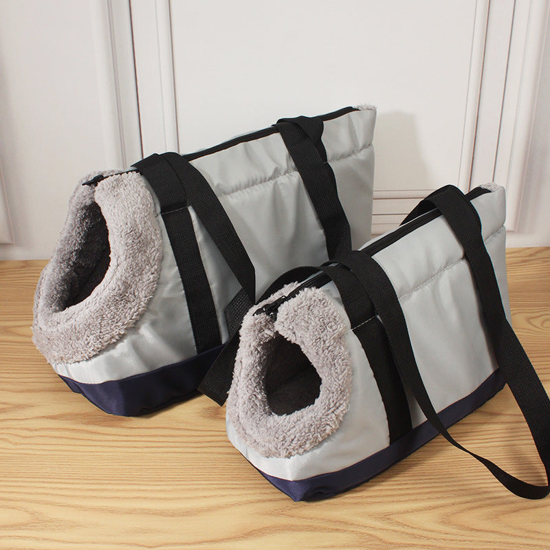 Portable Pet Carrier Bag for Small Dogs and Cats Outdoor Travel with Head Out Design All Season Comfort Shoulder Handbag