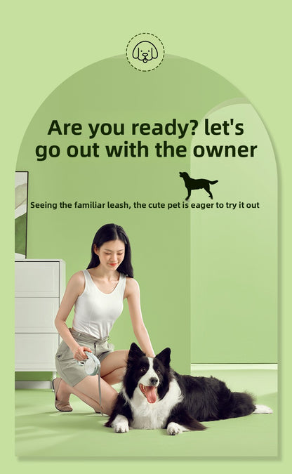 Retractable Dog Leash 16 FT Strong Nylon Rope with Anti Slip Handle Safety Lock for Medium Large Dogs and Cats Walking Running