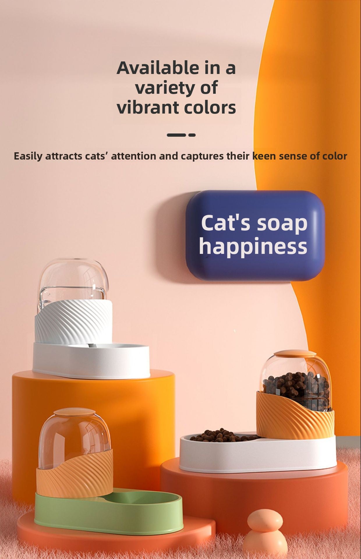 Automatic Cat Water Fountain 2L Large Capacity Quiet USB Powered Pet Water Dispenser for Cats Dogs with LED Light and Water Level Indicator