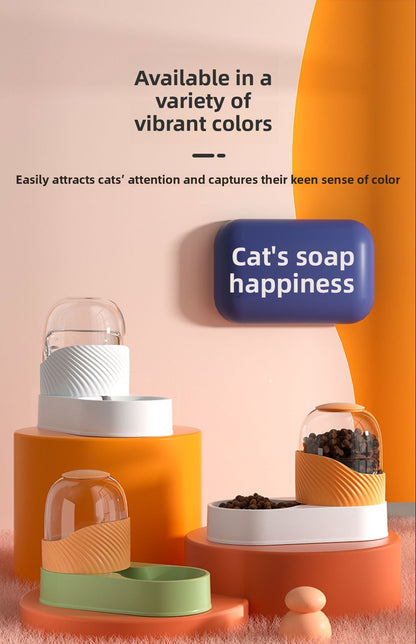 Automatic Cat Water Fountain 2L Large Capacity Quiet USB Powered Pet Water Dispenser for Cats Dogs with LED Light and Water Level Indicator