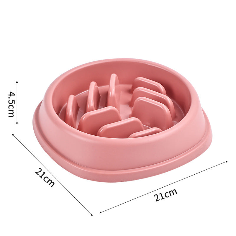 Dog Bowl Cat Bowl Slow Feeder Dog Anti-Choke Slow Feeder Food Bowl Large Capacity Feeder Non-Slip Anti-Tip Pet Bowl