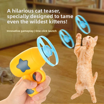 Bamboo Dragonfly Glowing Flying Disc Outdoor Cat Dog Plaything